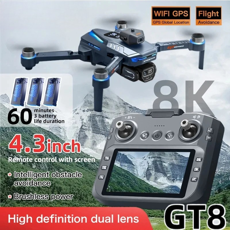 Original GT8 Drone 8K Professi - Jjrc Drone X12 recension och pris