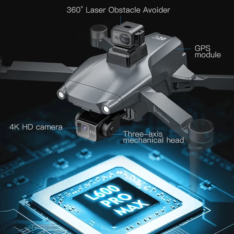 L600 PRO MAX GPS Drone Profess - Drone Gps Mount recension och pris