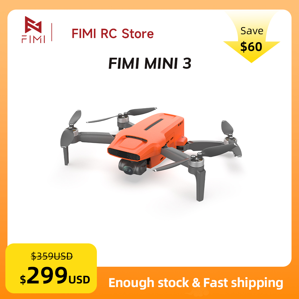 FIMI MINI 3 Camere Drone 4K 60 - Drone Gimbal recension och pris